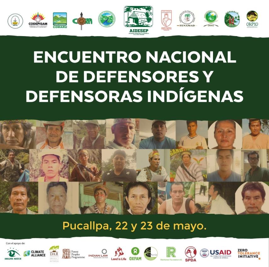 Encuentro Nacional De Defensores Y Defensoras Indigenas. Credit: AIDESEP.jpg