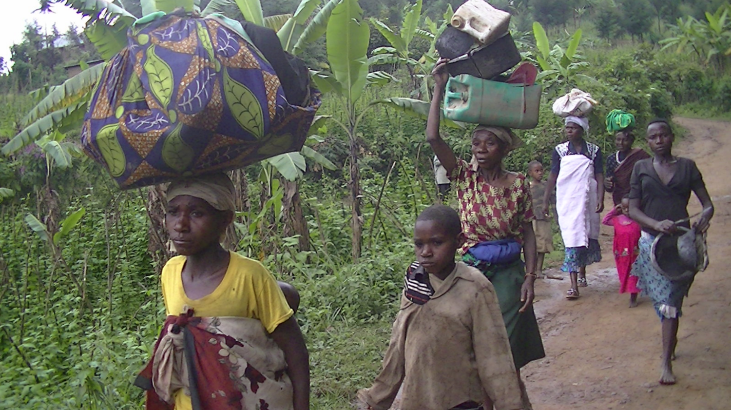 Batwa women in Rubuguri, Uganda