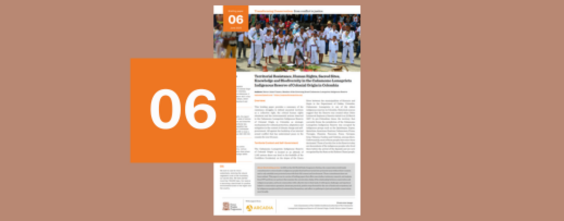 Territorial Resistance, Human Rights, Sacred Sites, Knowledge and Biodiversity in the Cañamomo Lomaprieta Indigenous Reserve of Colonial Origin in Colombia