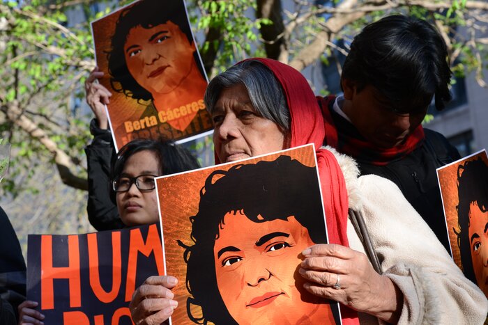 Berta Caceres protest, Honduras