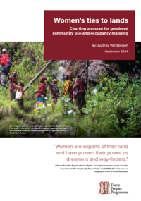 Lazos de las mujeres con las tierras: Trazando un rumbo para el mapeo del uso y la ocupación de las comunidades desde una perspectiva de género