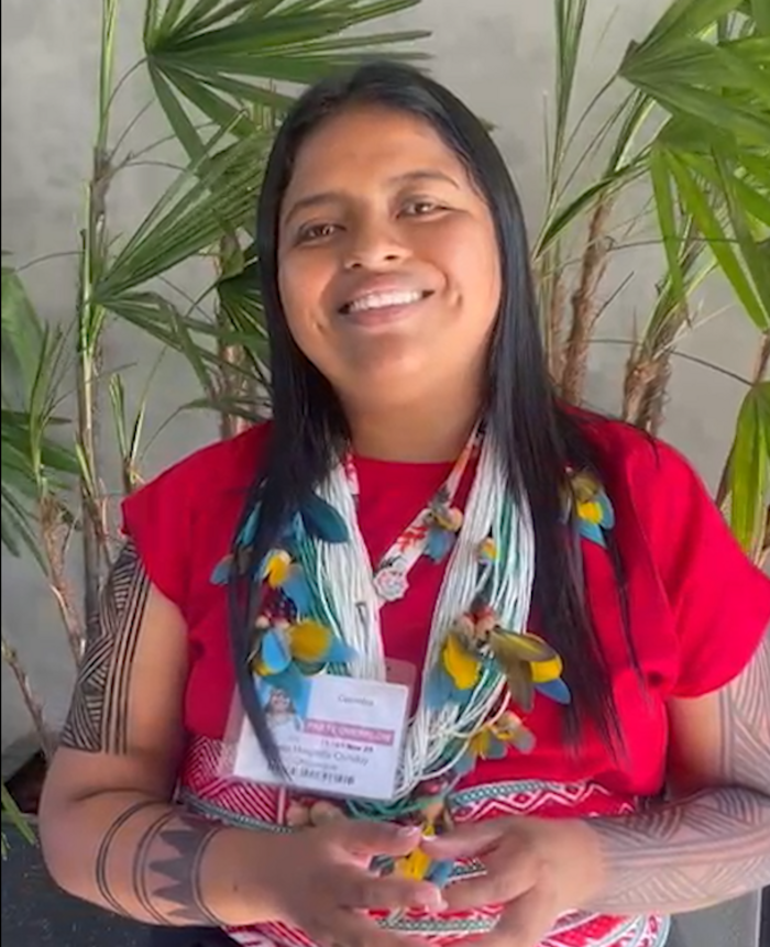 Kamëntšá woman leader and territorial defender from the Colombian Amazon calls on States Parties at COP30 summit to guarantee more effective indigenous participation in international policy making on climate change and energy transition