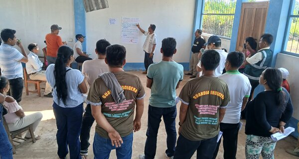 Escuela Itinerante Guardia Shipiba - Puerto Adelina, Sector Contana. Enero 2025