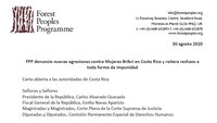 FPP condemns new attacks against Bribri Women in Costa Rica and reiterates its rejection of all forms of impunity