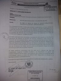 Peru: Letter from the Special Project of the Central Huallaga and Lower Mayo