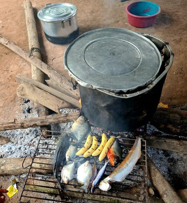 [Translate to Spanish:] Fish on fire