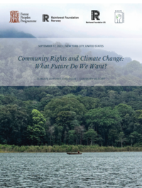Community Rights and Climate Change: What Future Do We Want