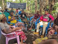 Indigenous Baka women meet for the first time to strengthen their leadership and self esteem