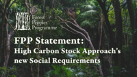 High Carbon Stock Approach finalises its Social Requirements