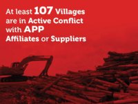 New study reveals Asia Pulp and Paper involved in hundreds of conflicts with local communities in Indonesia