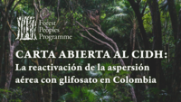 Human rights organisations request information from Colombian Government on planned reactivation of aerial spraying with glyphosate