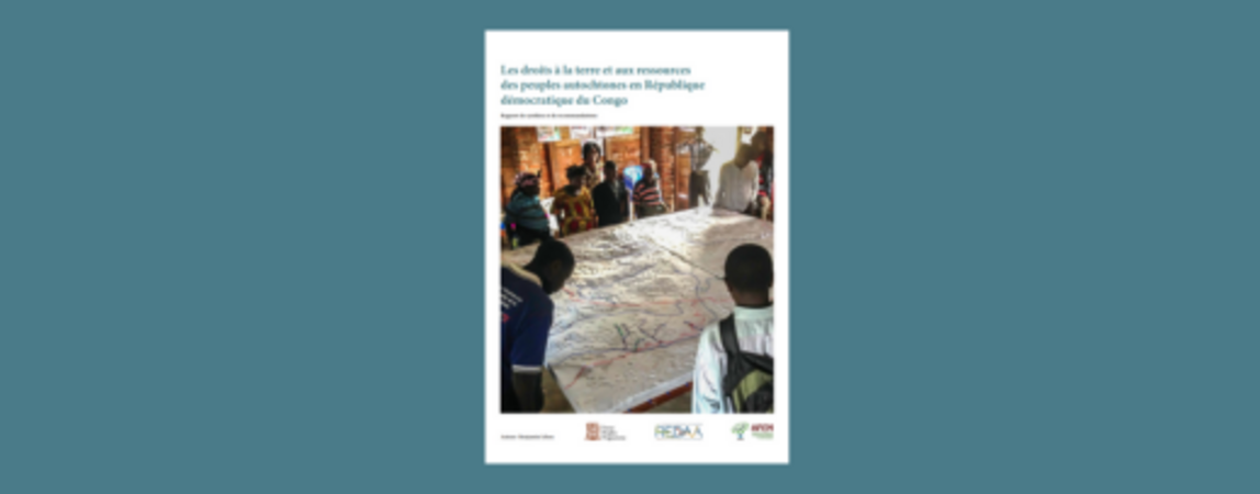 Les droits à la terre et aux ressources des peuples autochtones en République démocratique du Congo : Rapport de synthèse et de recommandations