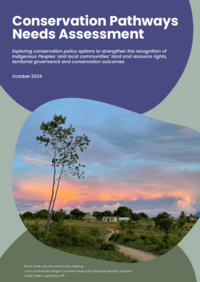 Las Vías de la Conservación Evaluación de Necesidades